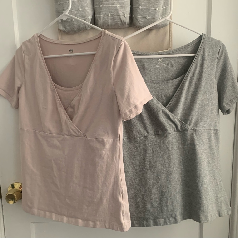 2 pack h&m nursing tops